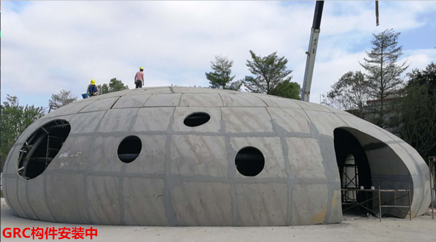 GRC構(gòu)件安裝中 GRC構(gòu)件安裝中