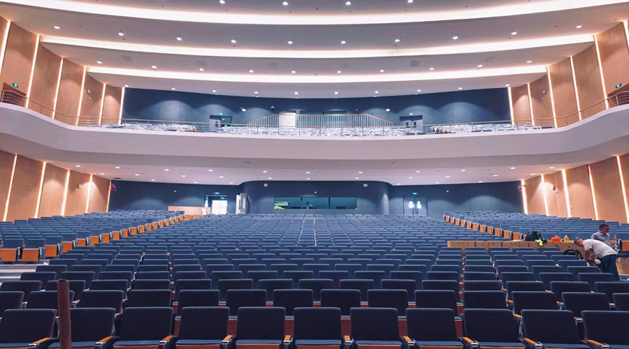 深圳光明高中園演藝中心GRG構(gòu)件項(xiàng)目順利竣工