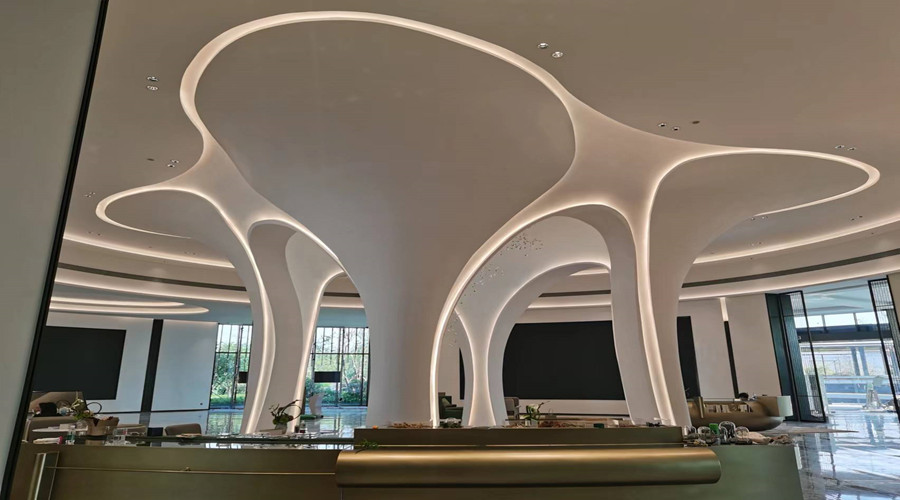 GRG材料面層油漆處理 GRG材料面層油漆處理