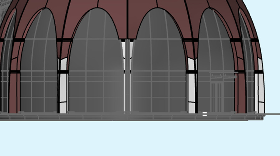 天津泰達(dá)時尚廣場UHPC幕墻板項目