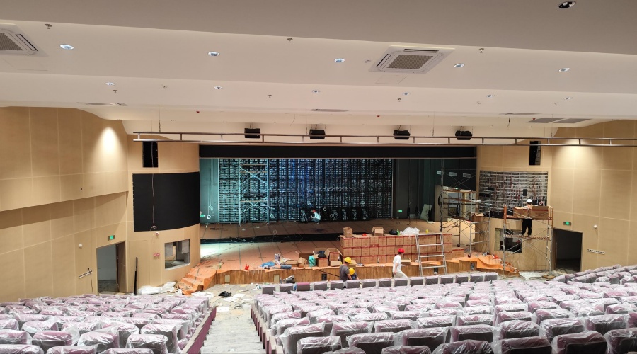 廣州黃埔會元中學(xué)GRG報告廳工程案例 廣州黃埔會元中學(xué)GRG報告廳工程案例