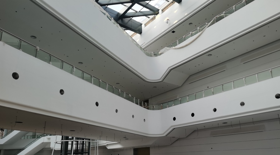 清遠科技館GRG攔河造型